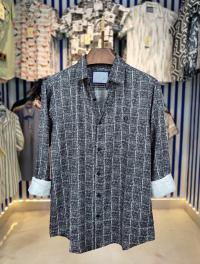 Full Sleeve Digital Print Shirt for Men's