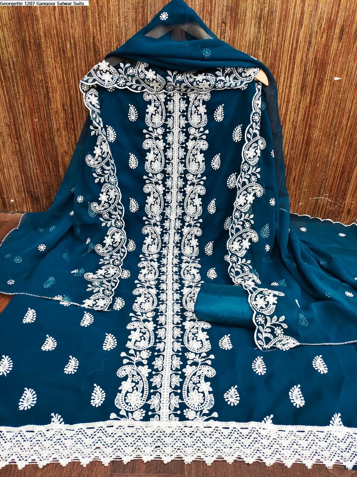 Embroidery Cotton Three Piece