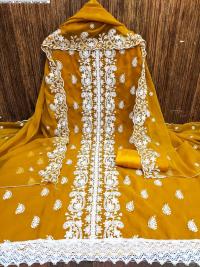 Embroidery Cotton Three Piece