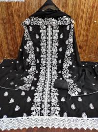 Embroidery Cotton Three Piece