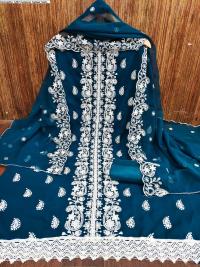 Embroidery Cotton Three Piece