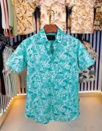 Pure Cotton Half Sleeve Print Shirt