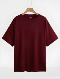 Premium Cotton Drop Shoulder Solid Tshirt