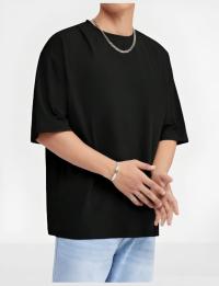 Premium Cotton Drop Shoulder Solid Tshirt