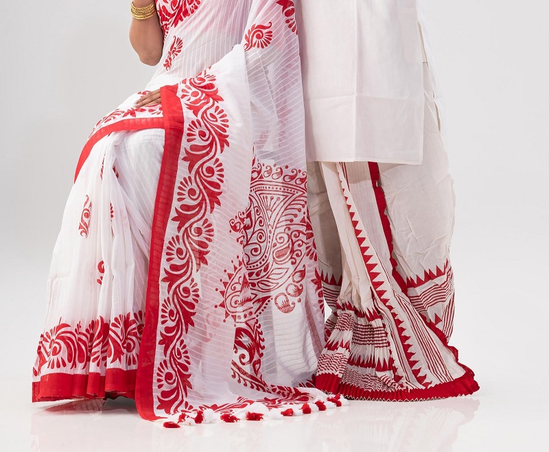 Sharee Panjabi Couple set with Blouse Piece