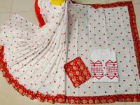 Sharee Panjabi Couple set with Blouse Piece