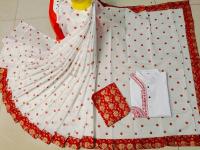 Sharee Panjabi Couple set with Blouse Piece