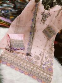 Pakistani Design 4-Piece Sada Bahar Tissue Set