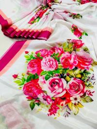 Digital Print sharee with blause pcs