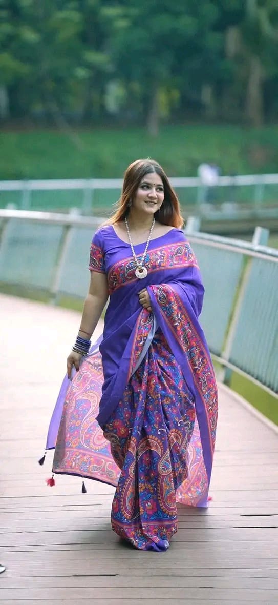 Mayalota digital print sharee