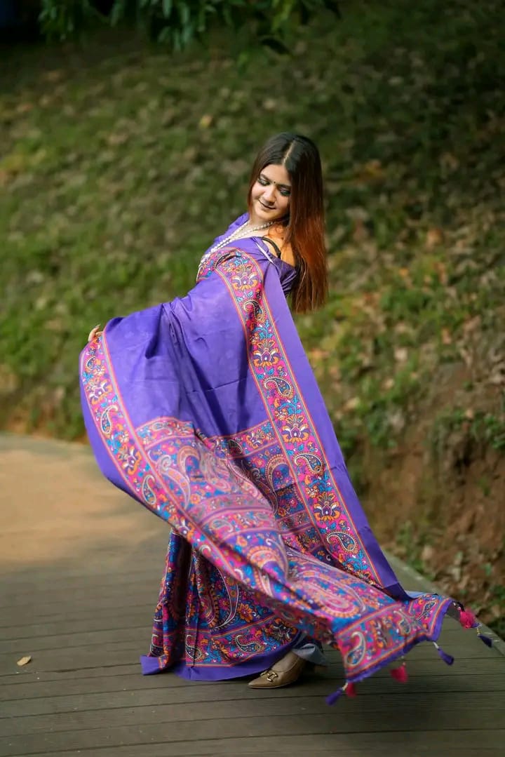 Mayalota digital print sharee