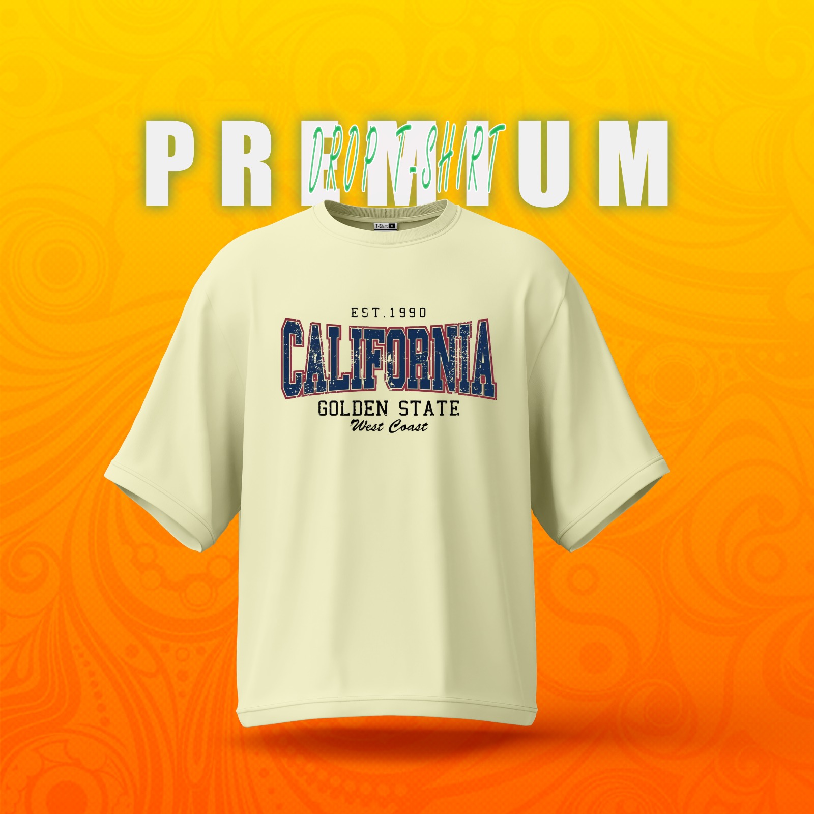 Premium Cotton Drop Shoulder Tshirt