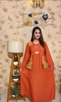 Georgette Long koti Gown