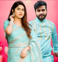 Sharee Panjabi Couple Set