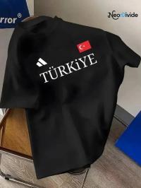 Drop Shoulder Tshirt with DTF Print