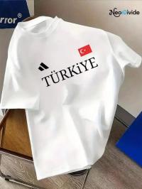 Drop Shoulder Tshirt with DTF Print