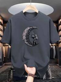 Drop Shoulder Tshirt with DTF Print