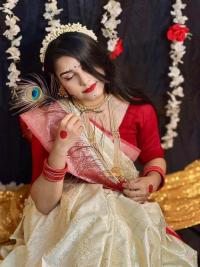 Kanjivaram katan Sharee