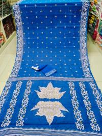 Half Silk Sharee with Blouse Piece