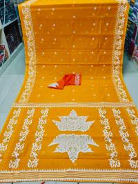 Half Silk Sharee with Blouse Piece