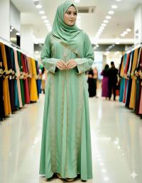 Stone Borka with Hijab
