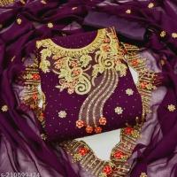 Georgette Embroidery Four Piece