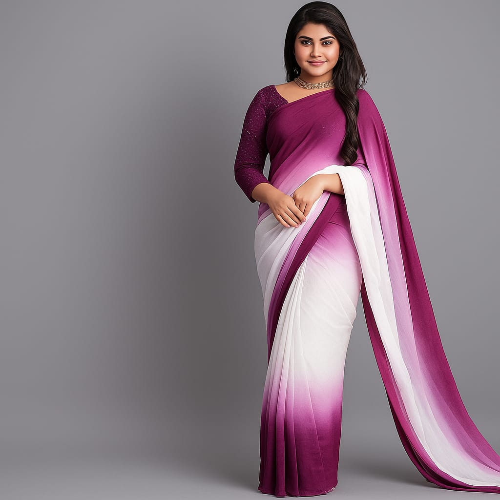 Rongdhonu  Georgette sharee