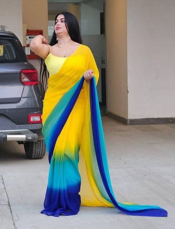 Rongdhonu  Georgette sharee