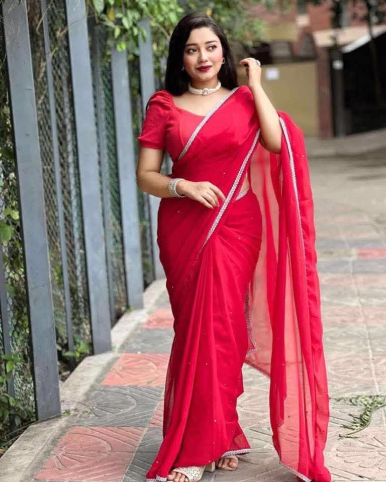 soft  Georgette sharee
