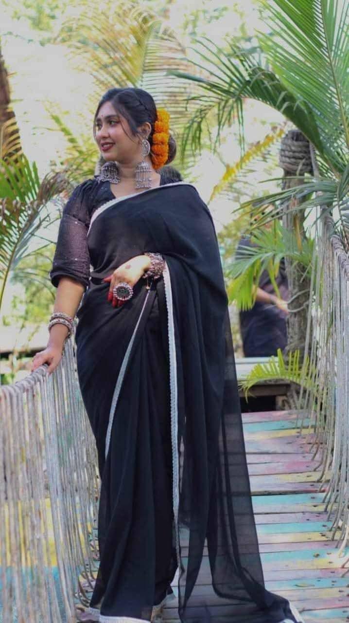 soft  Georgette sharee