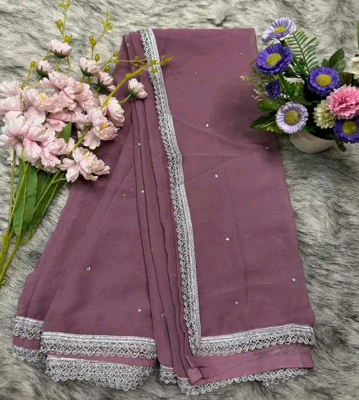 soft  Georgette sharee
