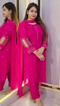 Embroidery Three Piece
