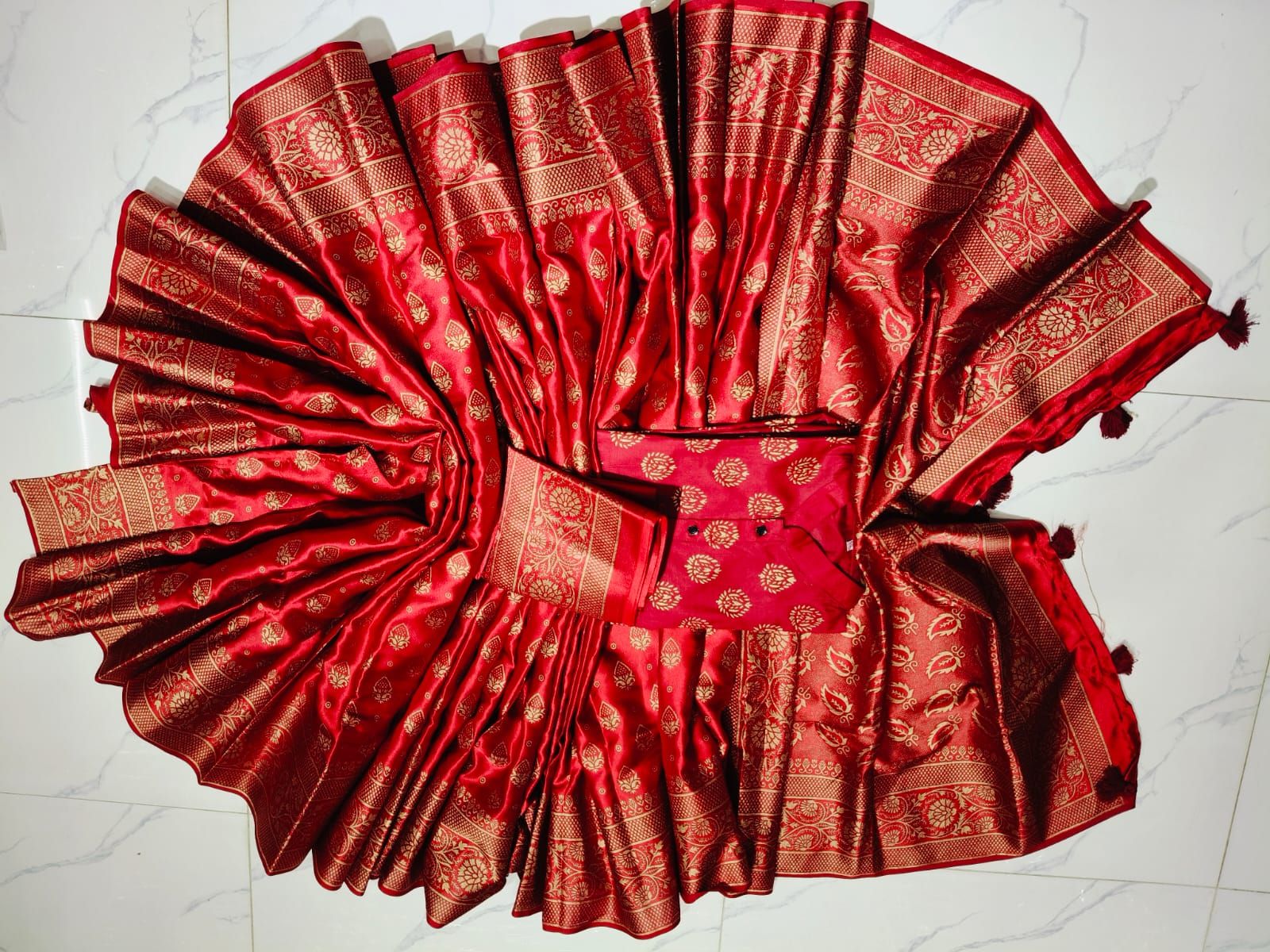 Sharee Panjabi Couple with Blouse Piece