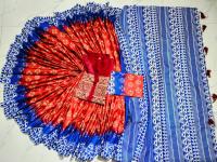 Sharee Panjabi Couple with Blouse Piece