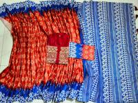 Sharee Panjabi Couple with Blouse Piece