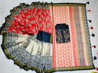 Sharee Panjabi Couple with Blouse Piece