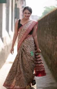 Chanduri Silk Sharee