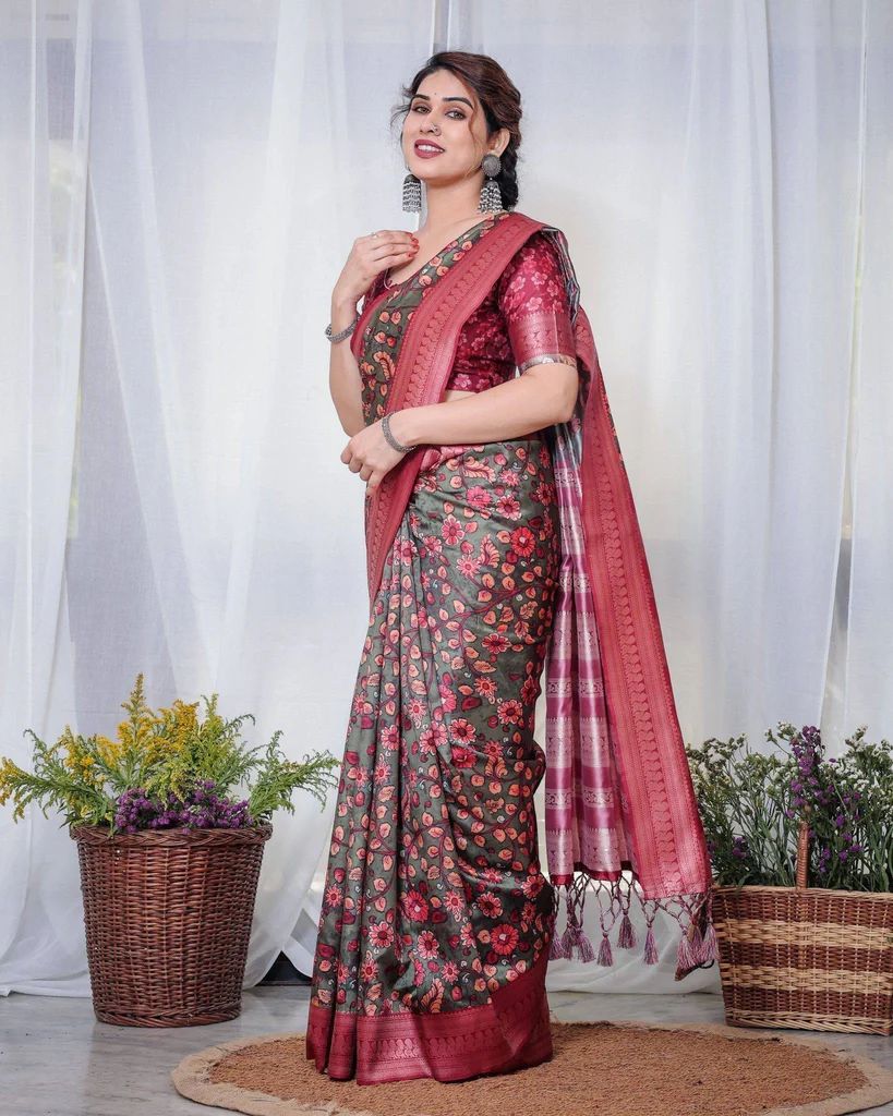 Chanduri Silk Sharee