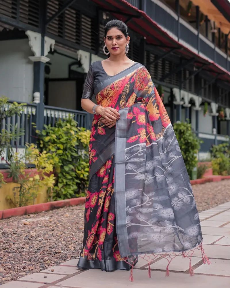 Chanduri Silk Sharee