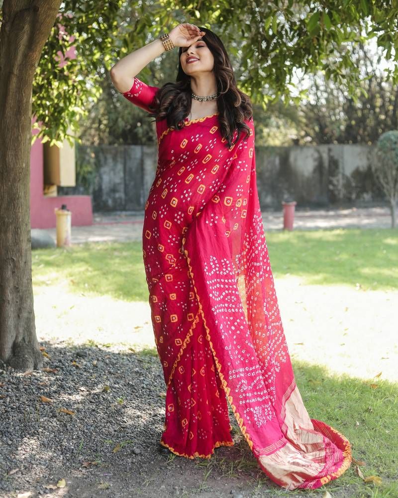 Chanduri Silk Sharee