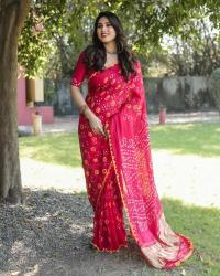 Chanduri Silk Sharee