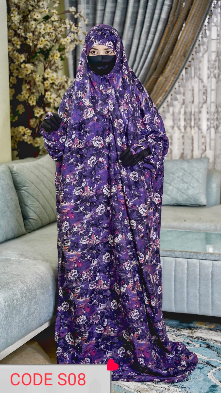 Salah long khimar