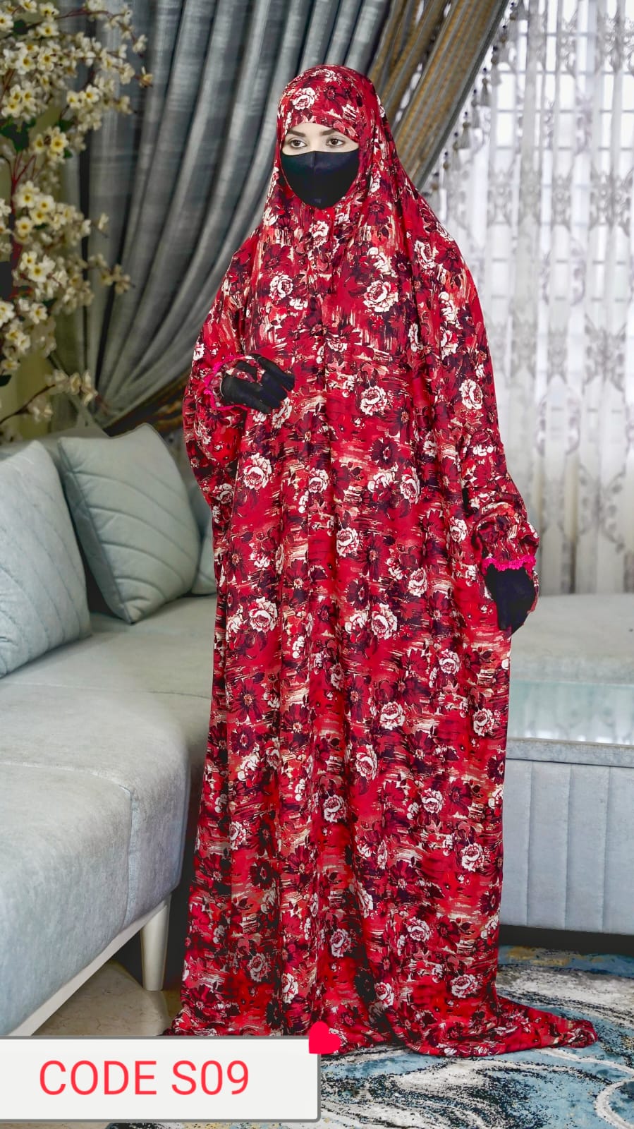 Salah long khimar