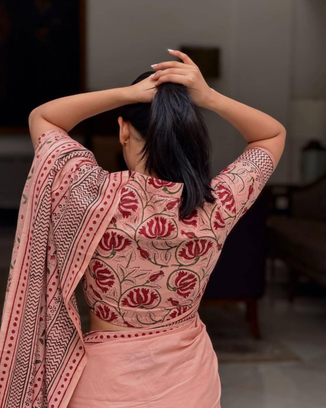Premium Parsha Sharee with Blouse Piece