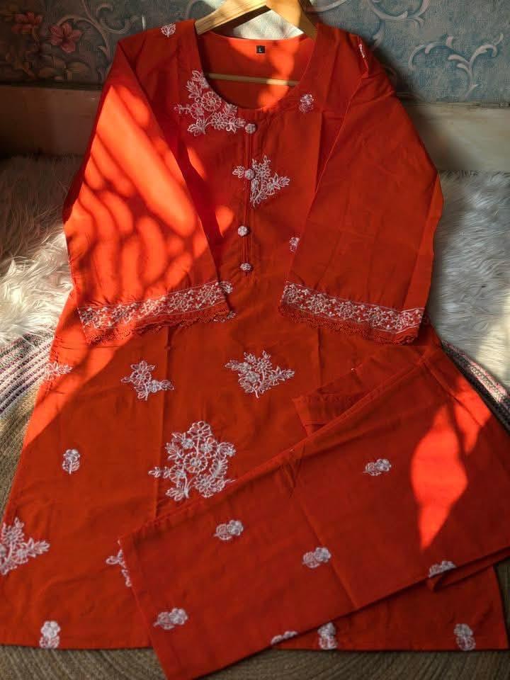 Embroidery Cotton Co-Ord Set