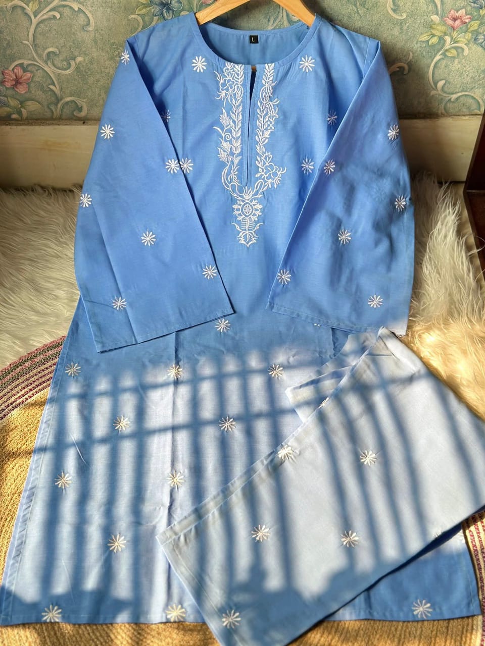 Embroidery Cotton Co-Ord Set