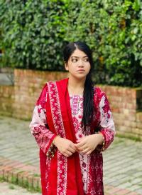 প্রিমিয়াম দুবাই সিল্ক থ্রি পিস | ফুল বডি মিরর ও কারচুপির কাজ (স্টিচড) - কালার গ্যারান্টি