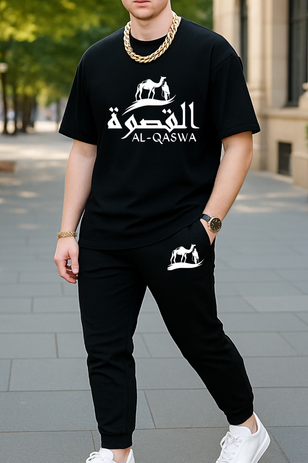 Cotton Tshirt & Trouser Combo Set - Nazmas Shop Online Best Price