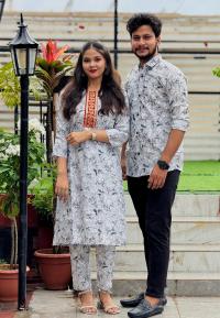 Shirt and Two Piece Couple Dress