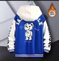Amvosh Print Button Hoodie